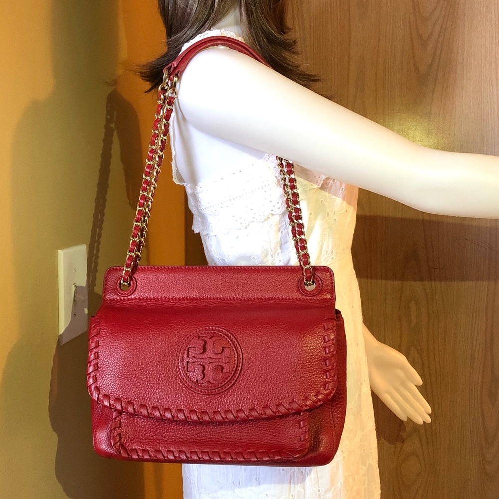 Tory Burch Red leather bag